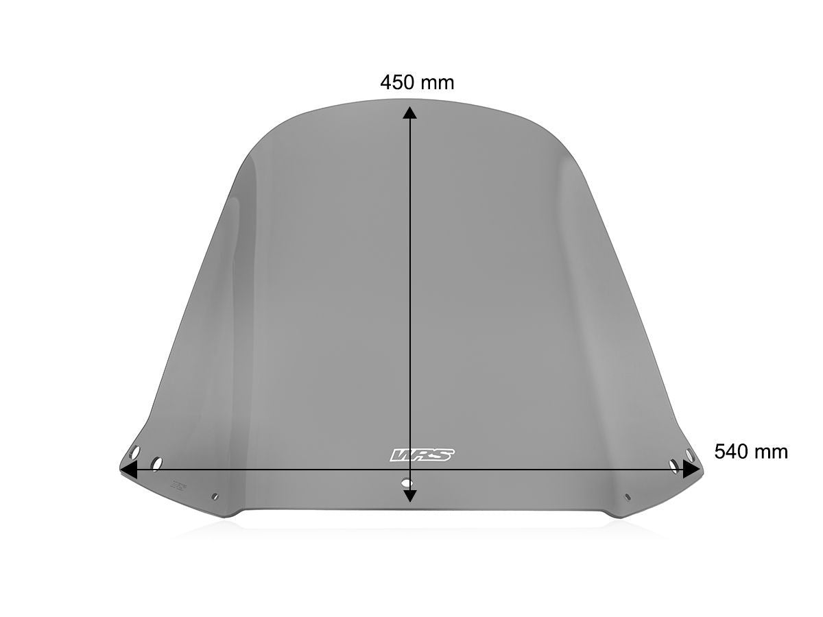 City screen SMOKED WRS HONDA CN 250 / SPAZIO / HELIX 1987-2000