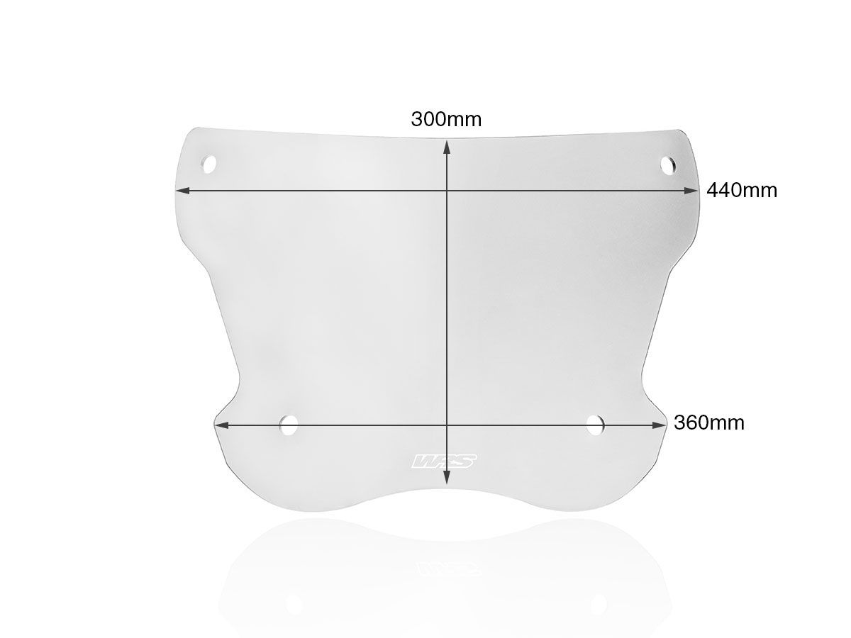 Sports plexiglass TRANSPARENT WRS HONDA SH 150 2020-2024