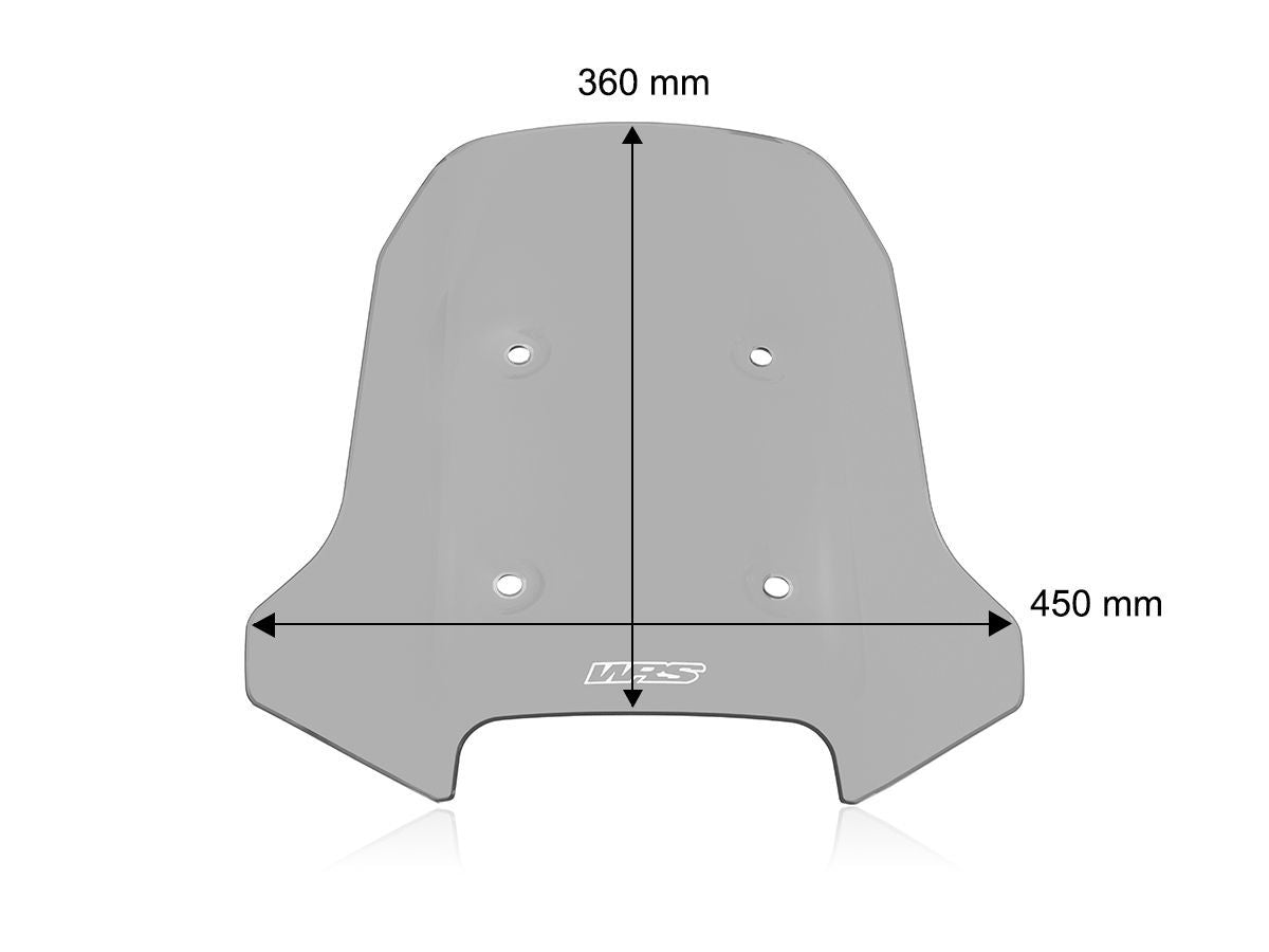 WRS Füst Túra Plexi CF MOTO IBEX 450