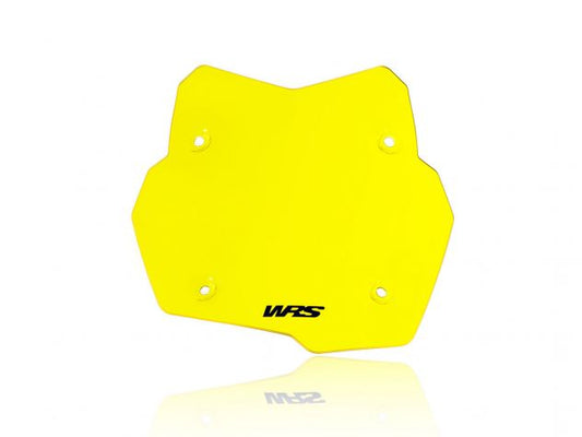 Gelbes Plexiglas-Set WRS STANDARD + RAHMEN BMW F 750 GS 2018-2023